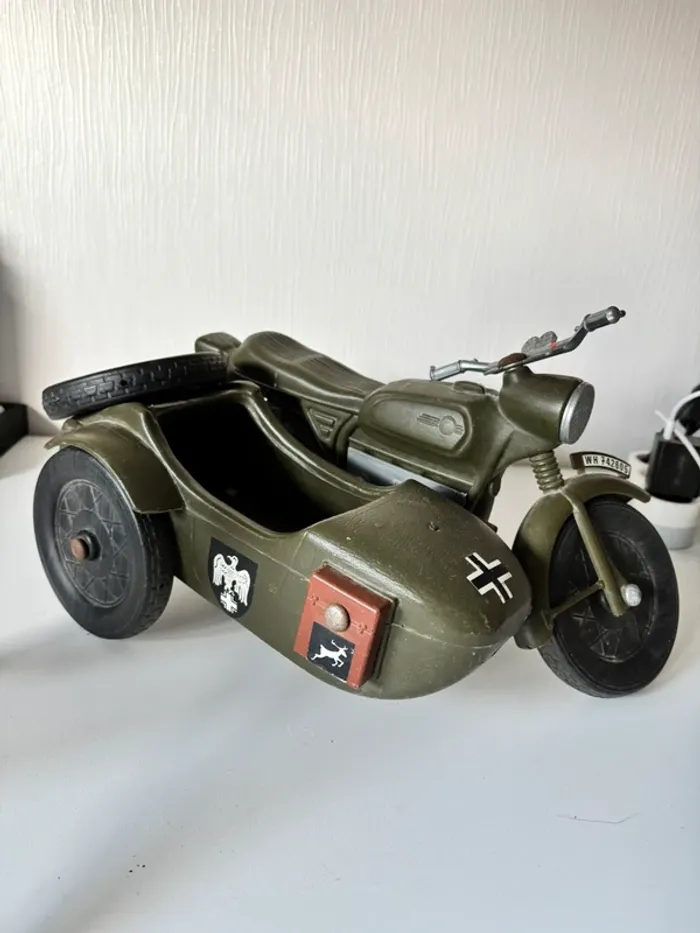 Véhicule cherliea Sidecar moto pour figurine action Joe Hasbro , Big Jim - photo numéro 3