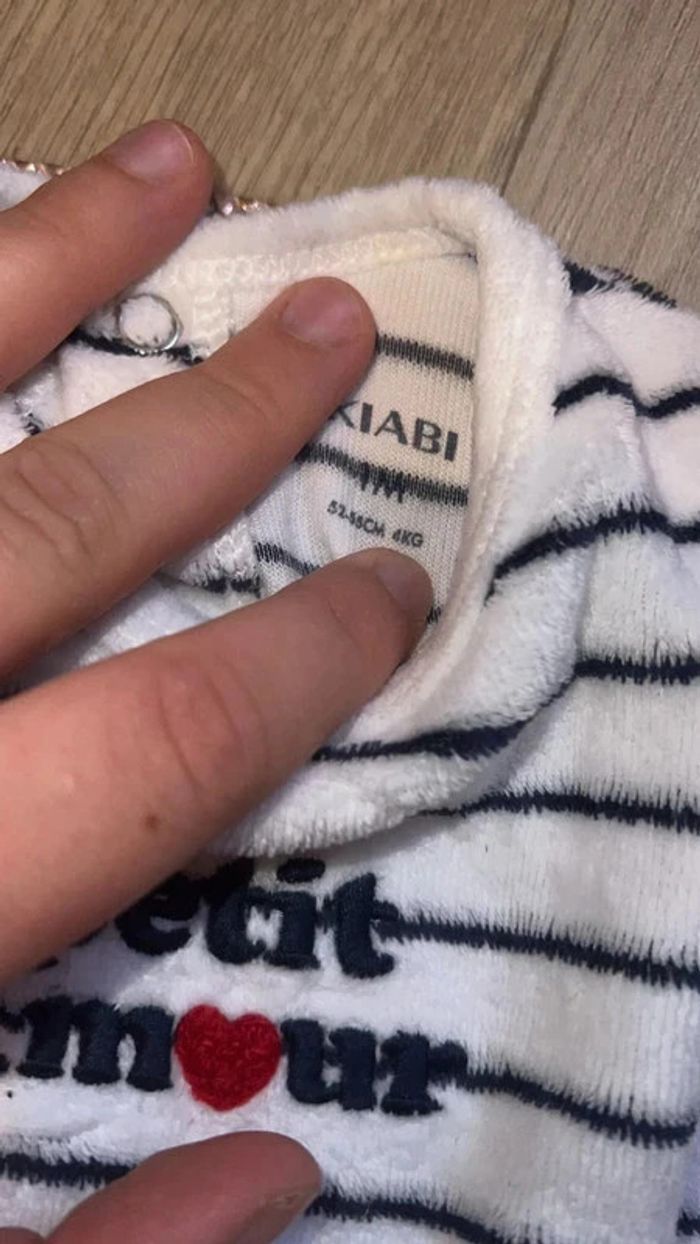 Pyjama bébé fille, 1 mois, Kiabi - photo numéro 2