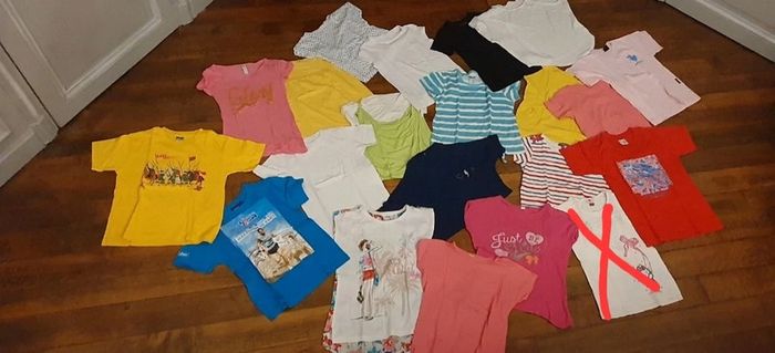 Lot de 20 tee-shirts fille - photo numéro 2