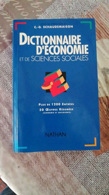 Dictionnaire d économie
