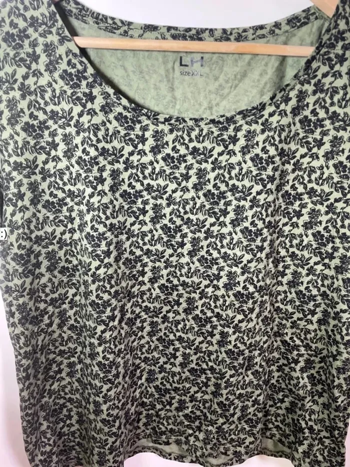 T shirt femme en coton taille 44 / la halle - photo numéro 4