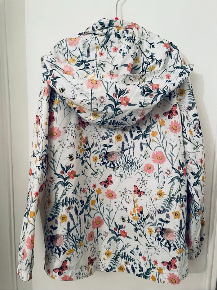 Coupe-vent fleuri à capuche – H&M fille 9 ans - photo numéro 3