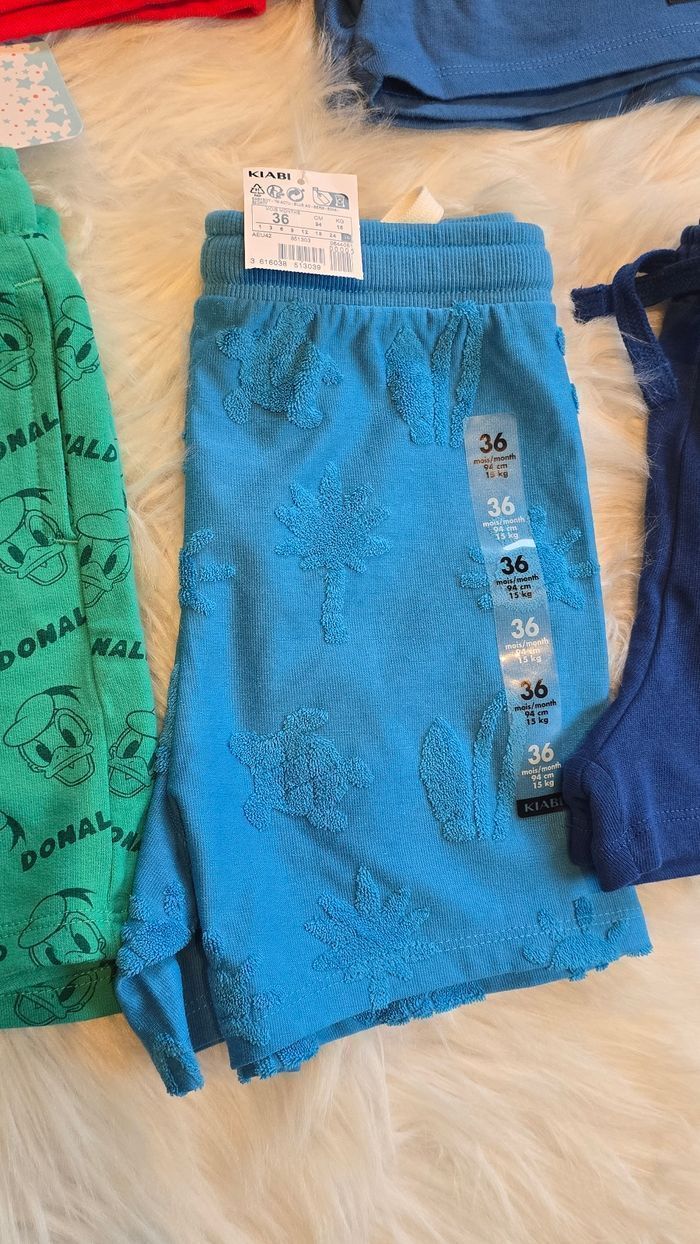 (Neufs non portés) 🥰💙lot shorts 3ans garçon 🥰💙 - photo numéro 4