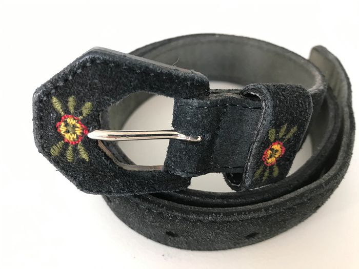 Ceinture Noire Daim - photo numéro 2