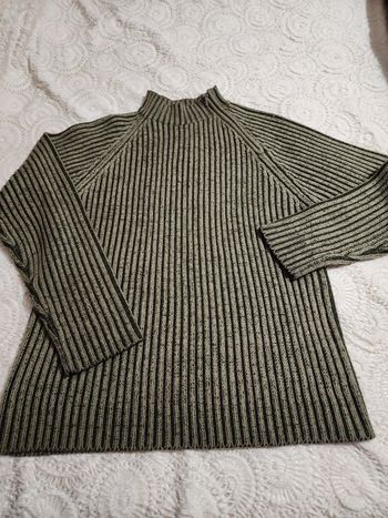 Pull à fermeture sur le cou