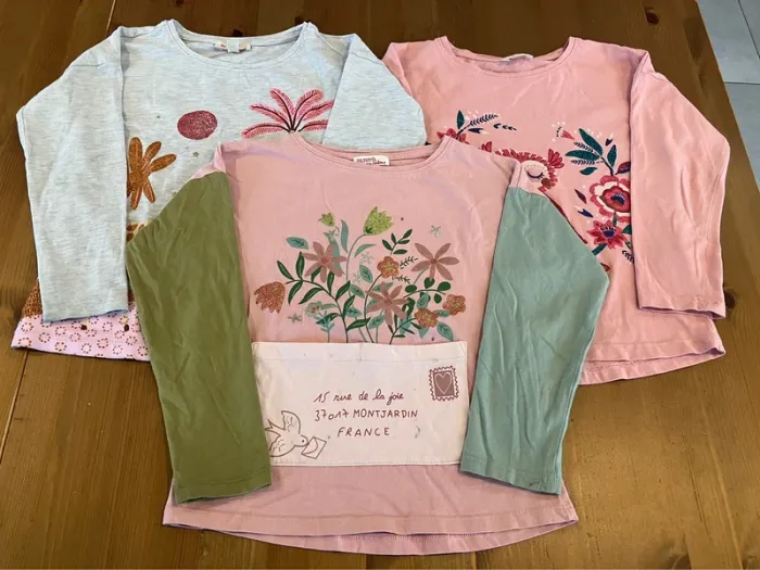 Lot 3 t-shirts 6 ans