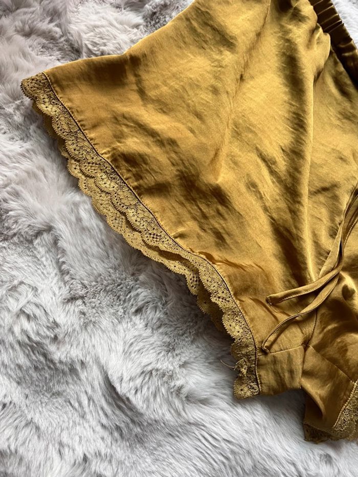 Short pyjama en satin taille XL  gémo - photo numéro 2