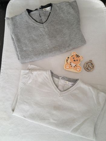 Lots de 2 pulls taille 18mois 