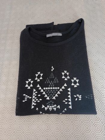 Pull léger T 38/40 Ligne à suivre noir