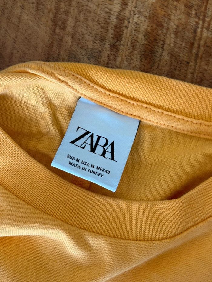T-shirt orange taille M Zara - photo numéro 3