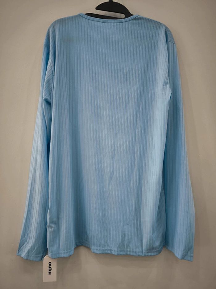 T shirt manches longues taille L ouku neuf - photo numéro 3