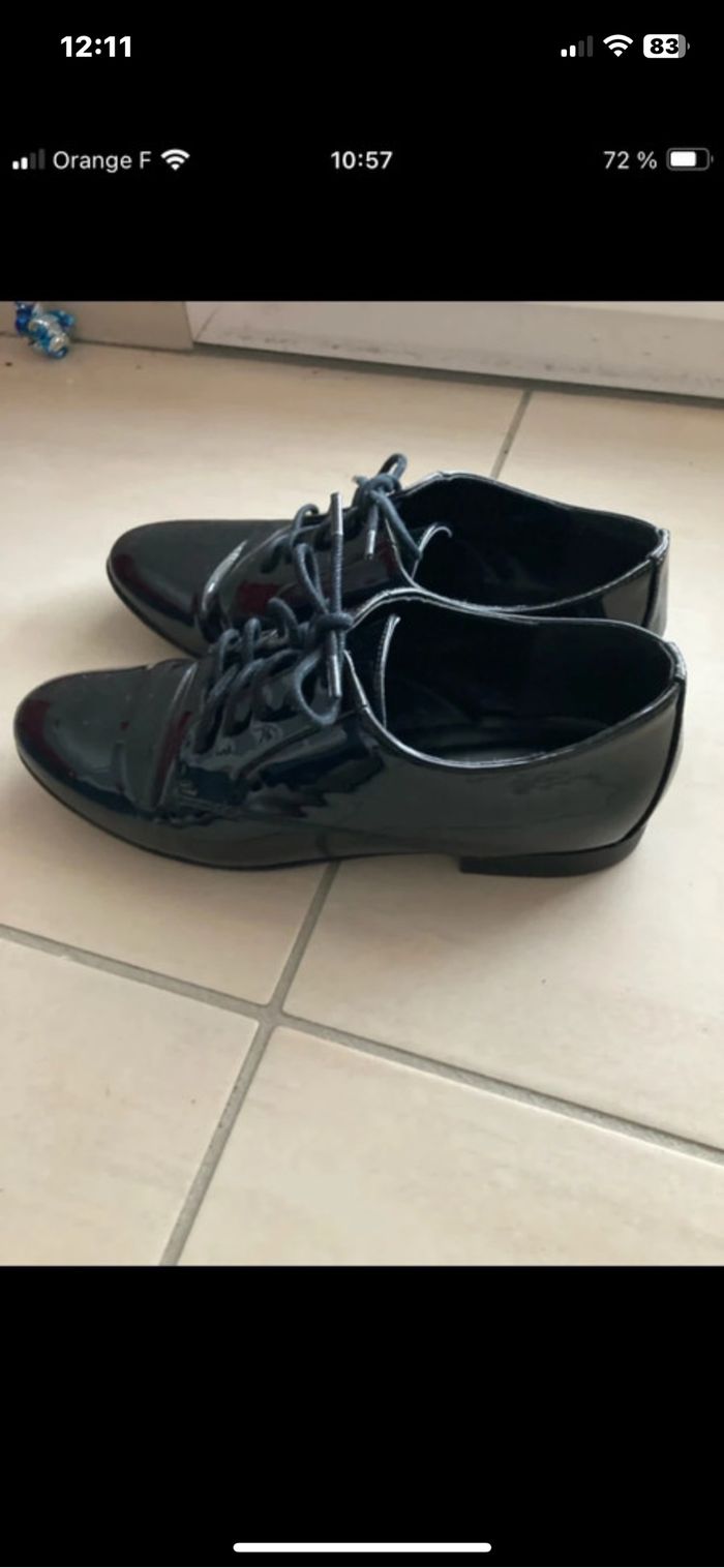 Derbies vernies femme - photo numéro 2