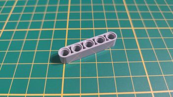 Bras de levage gris bleuté clair 1x5 d'épaisseur 4211651 pièce détachée Lego #B35