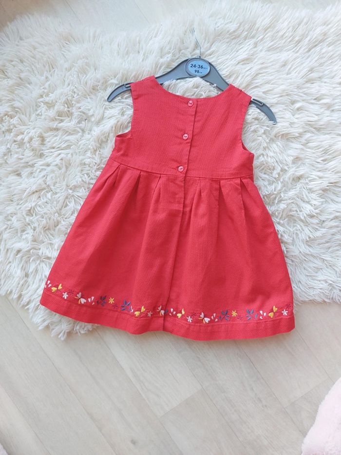 Robe rouge 18 mois sergent major - photo numéro 3
