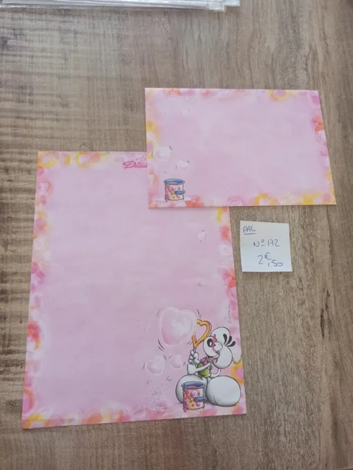 Papier à lettre Diddl 172 2,50€