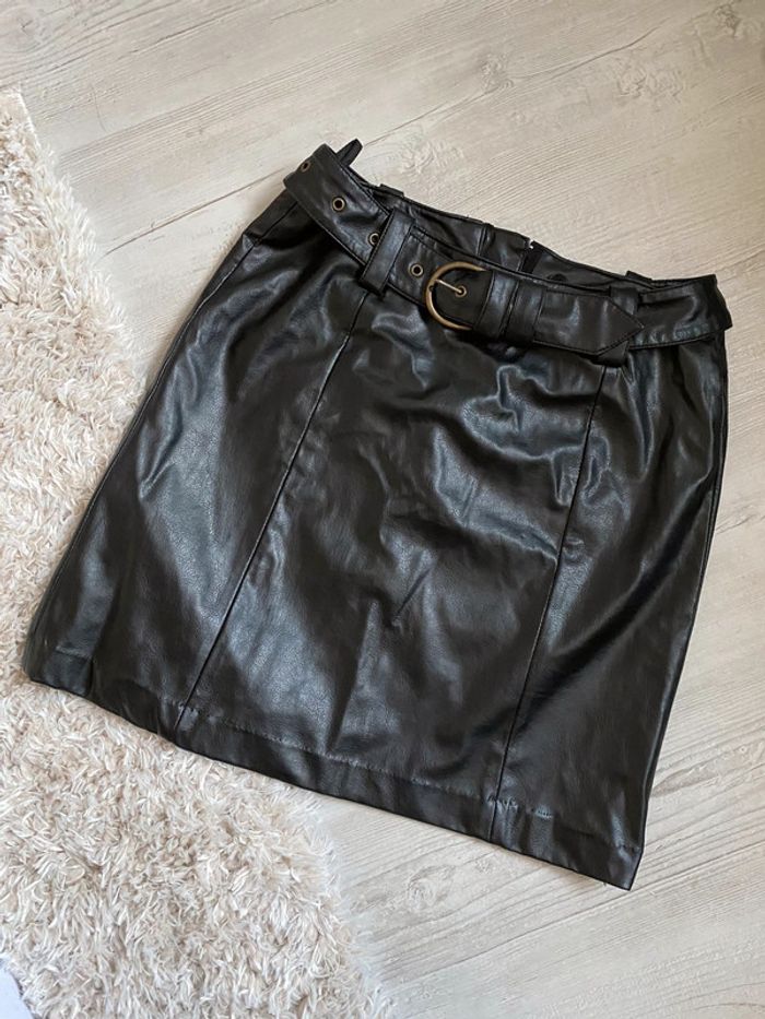 Jupe en cuir