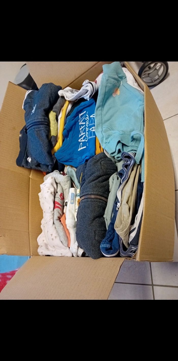 Gros lot revendeur vêtements garçon 3 mois à 18 mois