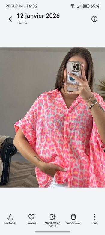 Chemise femme 
