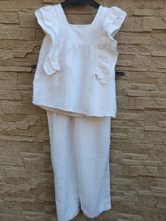 Ensemble fillette haut +pantalon Kiabi 5 ans - photo numéro 8