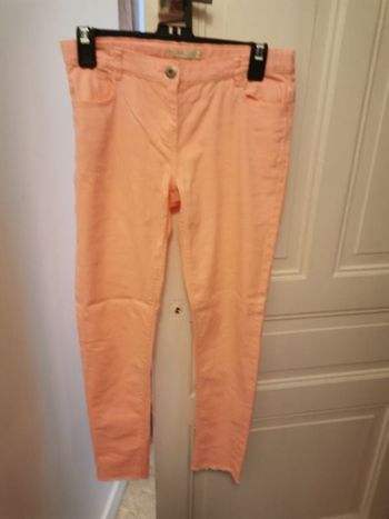 Pantalon femme abricot taille 36 (16ans)