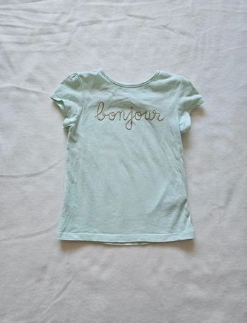 Magnifique t-shirt bonjour