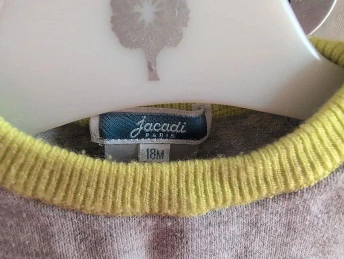 Pull bébé garçon intarsia oiseau - gris chine clair jacadi - photo numéro 5