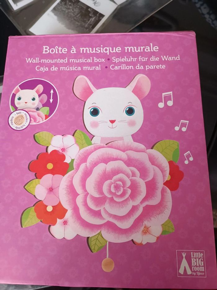 Boite à musique murale en bois - photo numéro 2