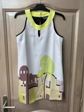 Robe little miss capitain taille 38 vert et noir