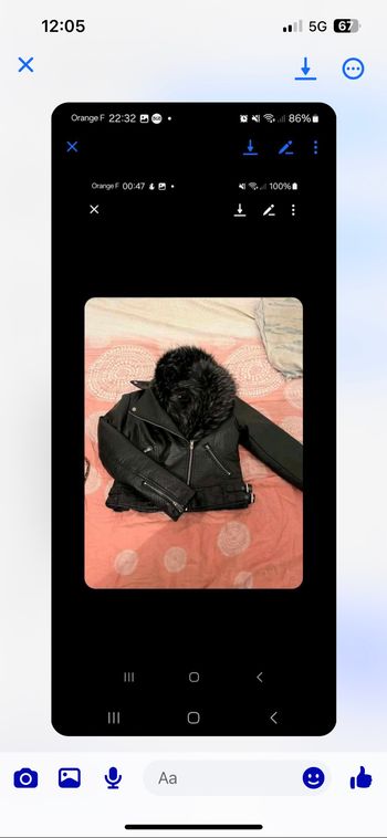 Manteau en cuir