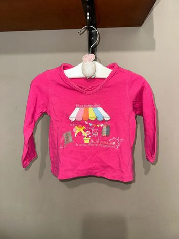 T-shirt bébé fille 18 mois La Compagnie des Petits