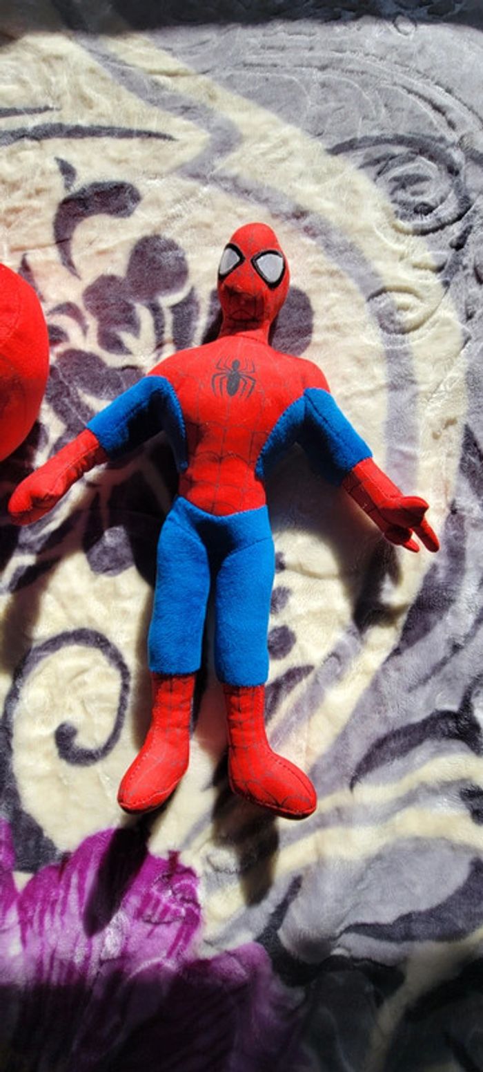Lot Peluche Spider Man - photo numéro 2