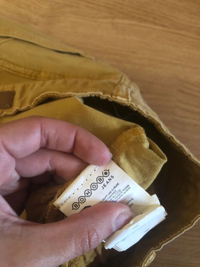 Jupe jean moutarde - photo numéro 4