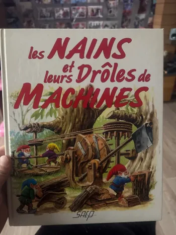 🛑 livre les nains et leurs drôles de machines🛑