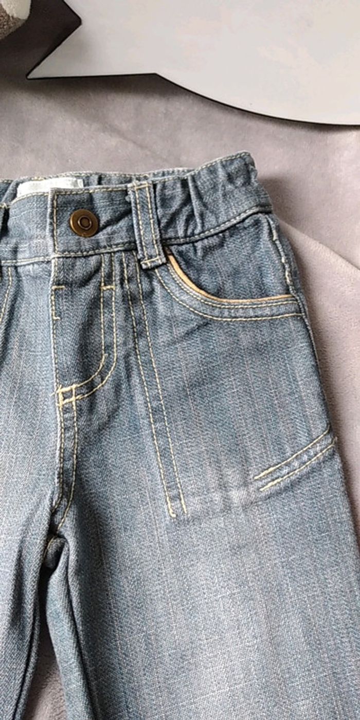 Pantalon jeans effet délavé Garçon 12 mois The Kimbaloo road story 100% coton - photo numéro 4