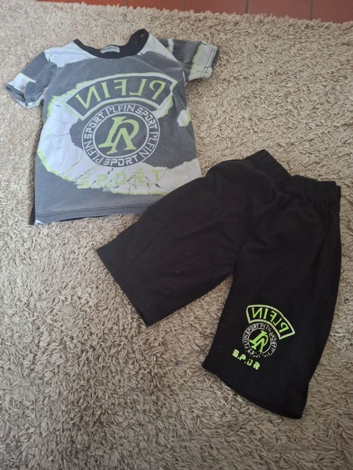 Ensemble short et t shirt 10 ans fashion garçon