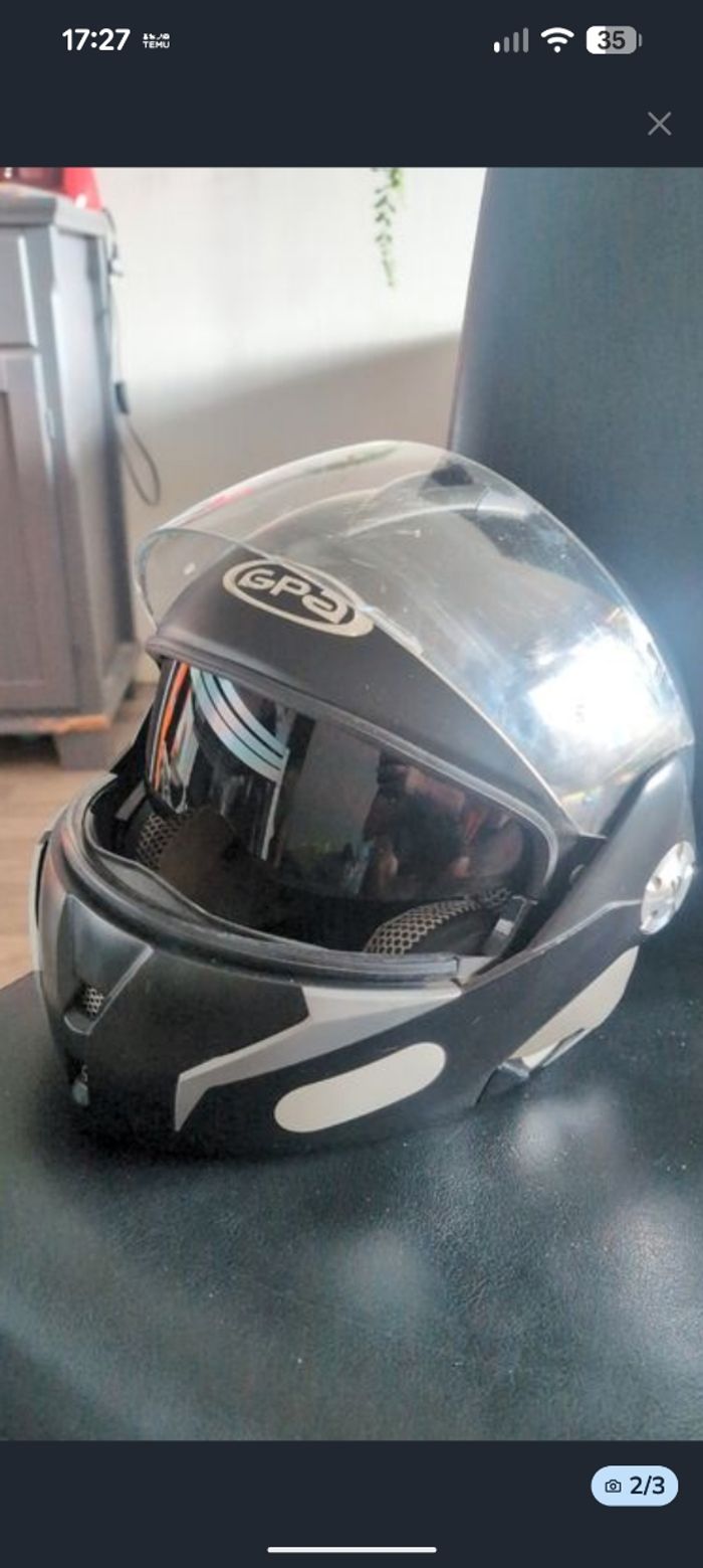 Casque moto GPA X2DS Taille S - photo numéro 3