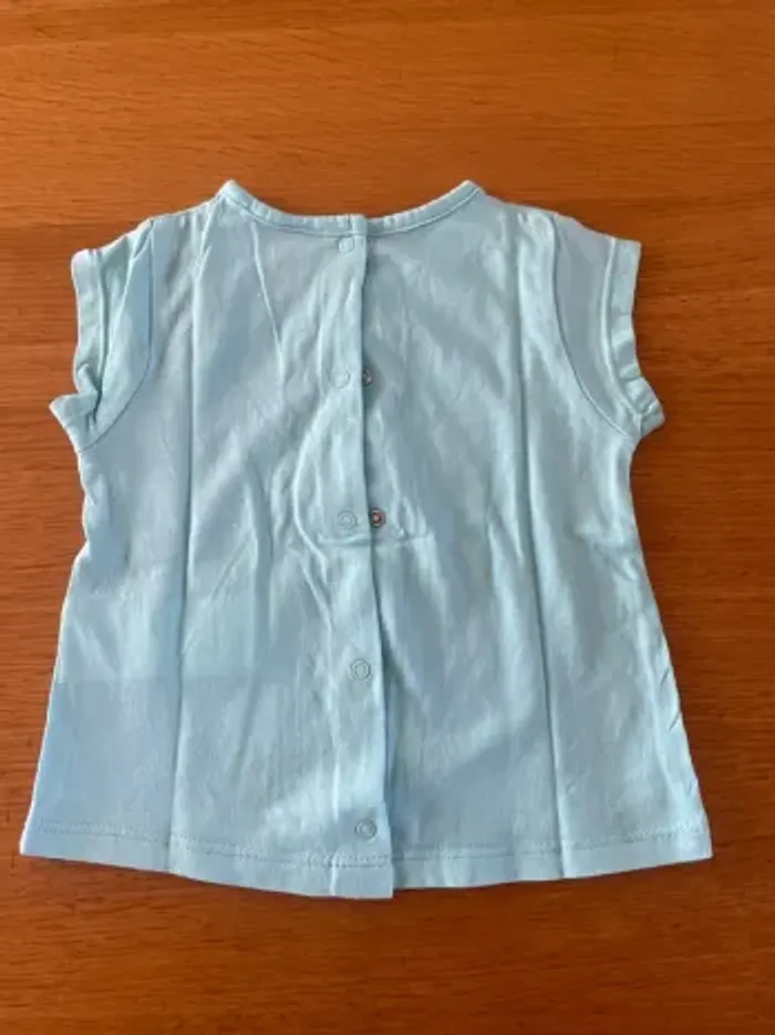 Tshirt manches courtes 12 mois fille - photo numéro 3