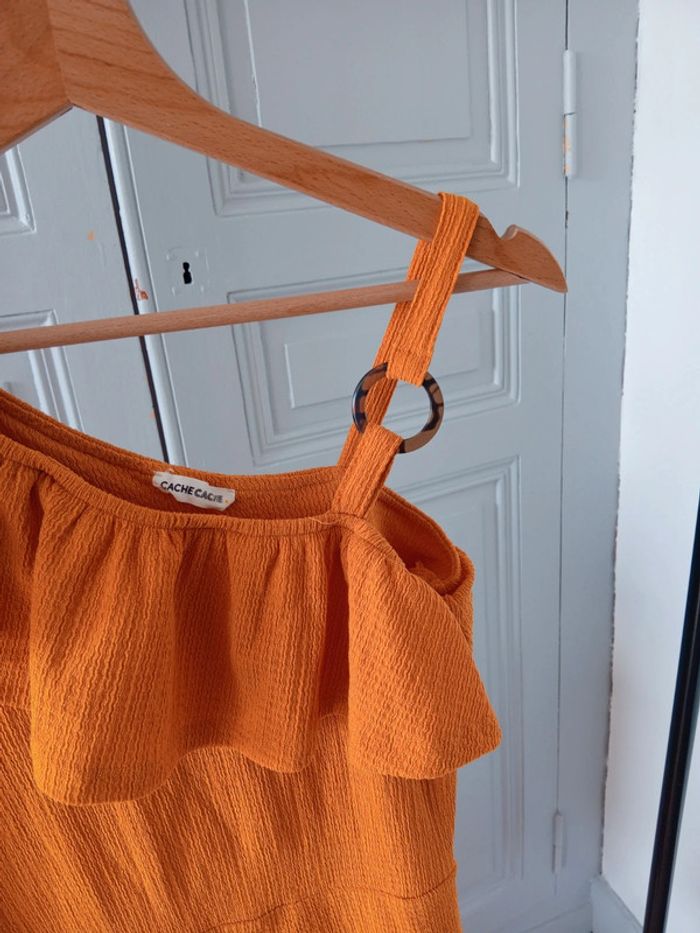 Robe d'été jaune moutarde - Cache-cache - - photo numéro 2