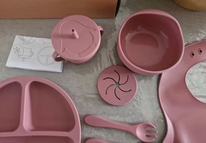 Set vaisselle silicone bébé - photo numéro 6