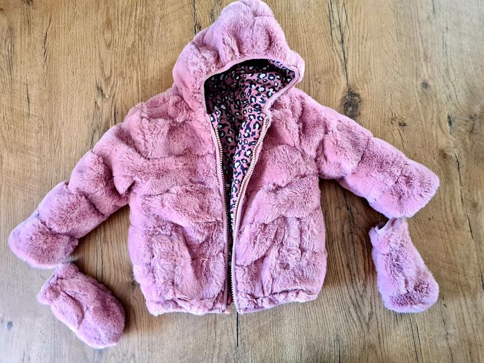 Manteau fille réversible - photo numéro 2