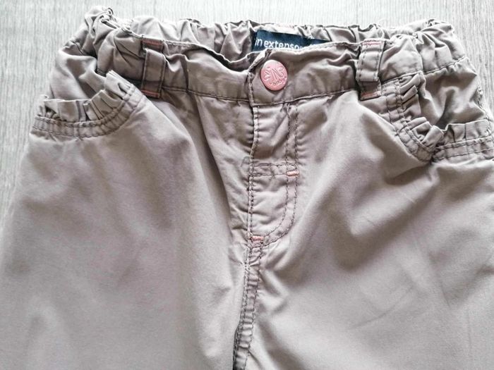 Pantalon large doublé taupe In Extenso 86 cm - photo numéro 2