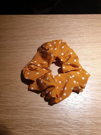 Chouchou élastique tissu pois