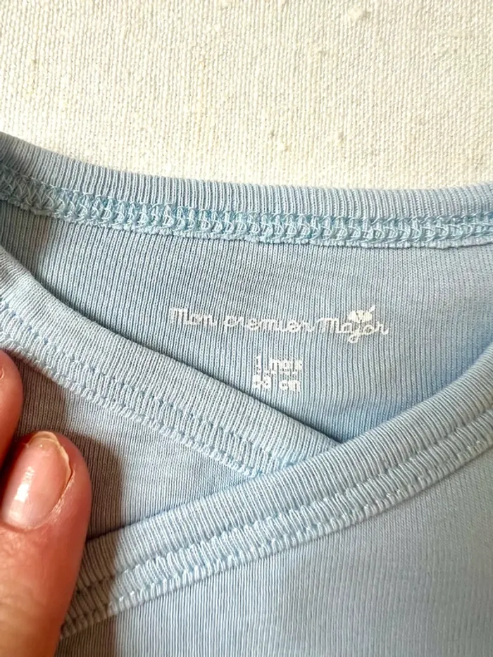 Lot Sergent Major 1 mois – Mon Premier Major – pyjama + veste velours + 2 bodys assortis - photo numéro 15
