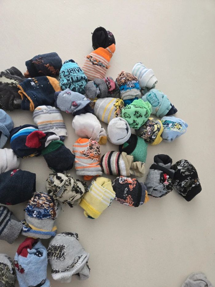 Gros lot de chaussettes en 23-26 - photo numéro 4