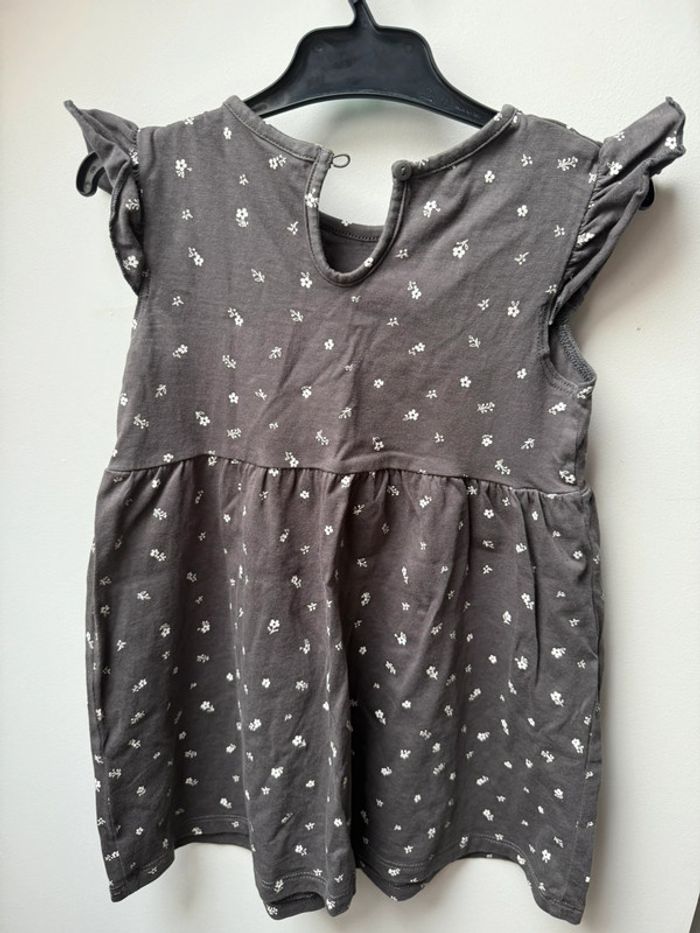 Robe jersey fleurs 92 cm - photo numéro 2