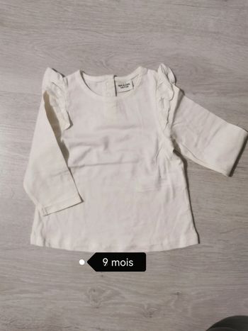 T-shirt manche longue fille