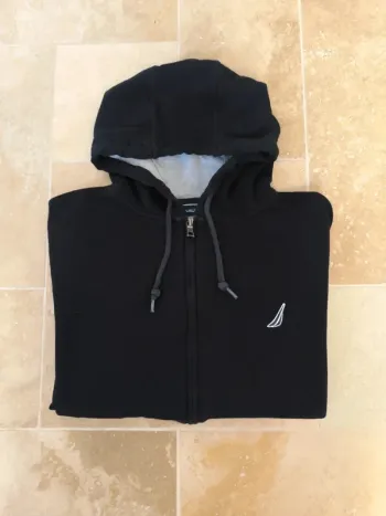 Sweat capuche zippé homme Nautica noir XL excellent état