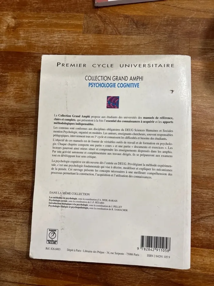 Livre, psychologie cognitive - photo numéro 3