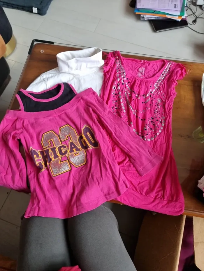 Lot de 3 hauts filles