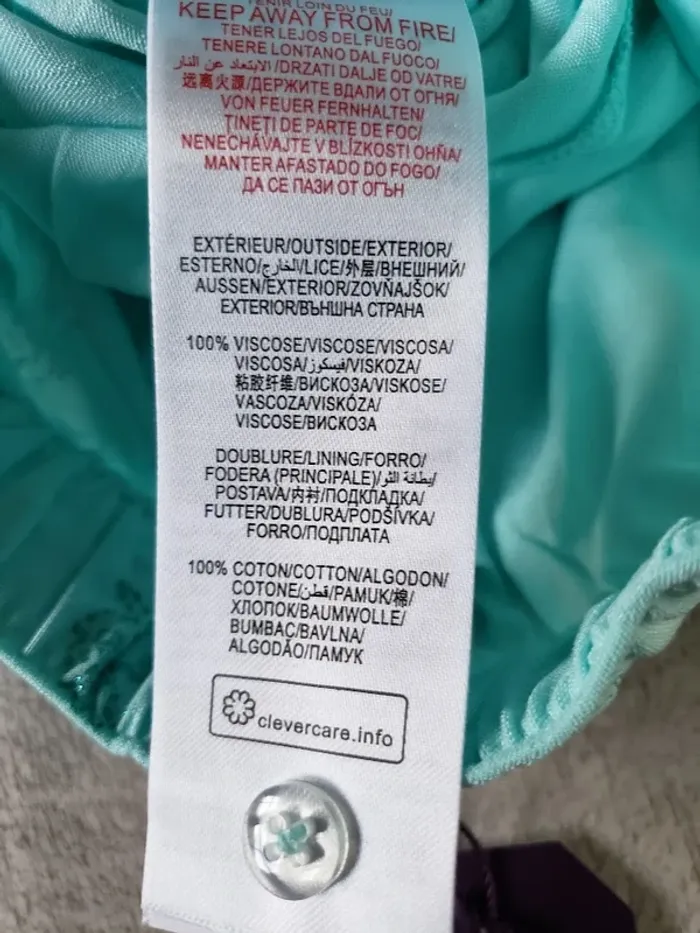Pantalon Sergent major 6 ans turquoise zupatette - photo numéro 5